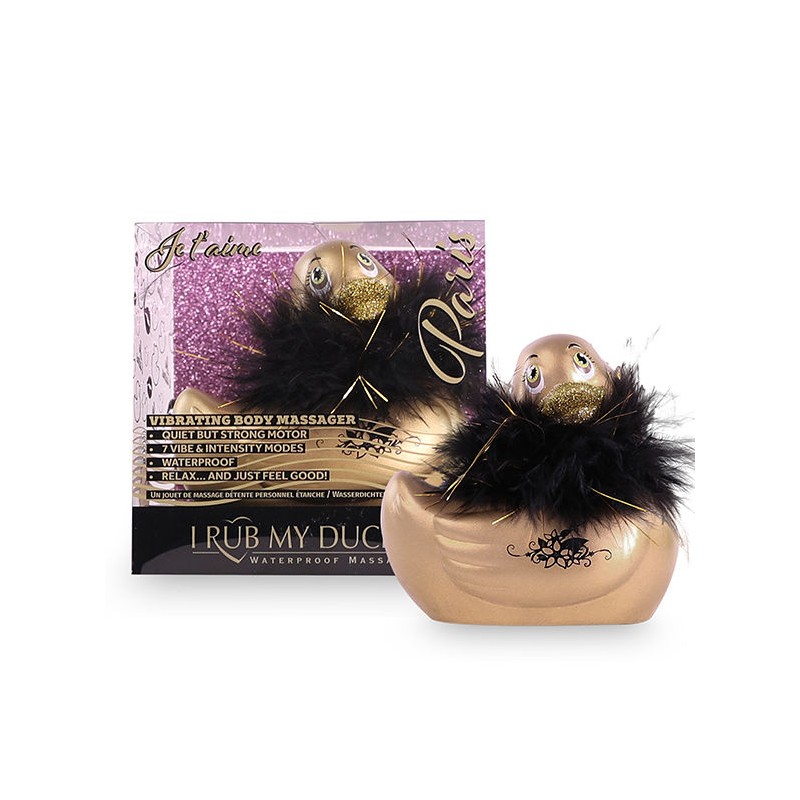I RUB MY DUCKIE 2.0  PATO VIBRADOR PARIS (GOLD)