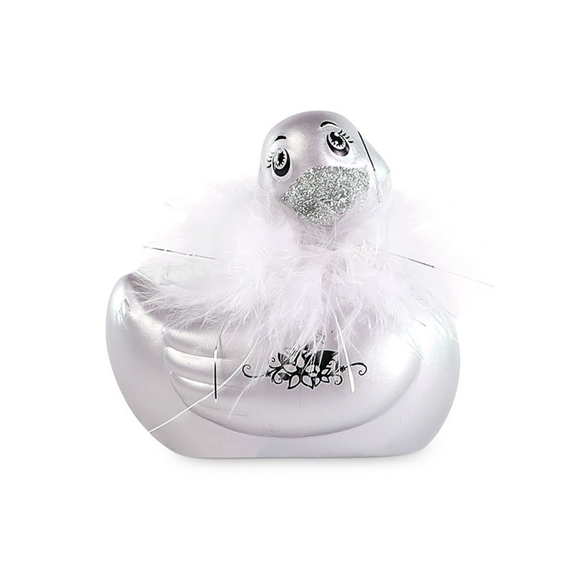 I RUB MY DUCKIE 2.0  PATO VIBRADOR PARIS (SILVER)