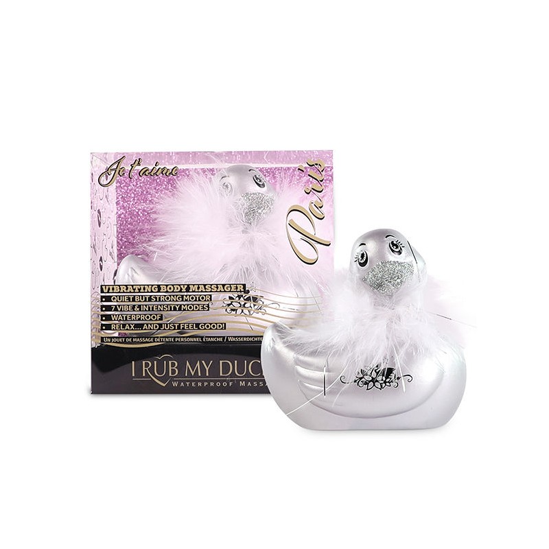 I RUB MY DUCKIE 2.0  PATO VIBRADOR PARIS (SILVER)