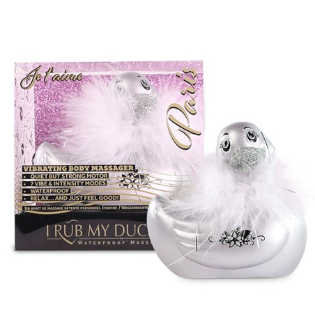 I RUB MY DUCKIE 2.0  PATO VIBRADOR PARIS (SILVER)