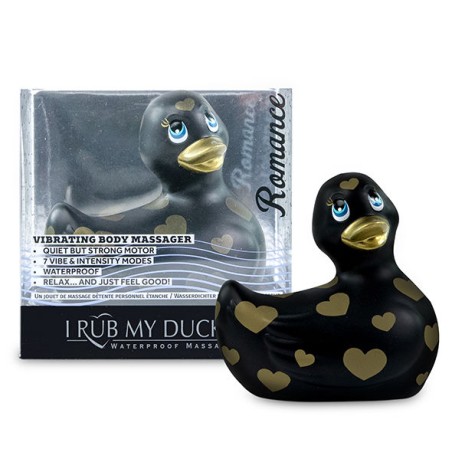 I RUB MY DUCKIE 2.0  PATO VIBRADOR ROMANCE (BLACK  GOLD)