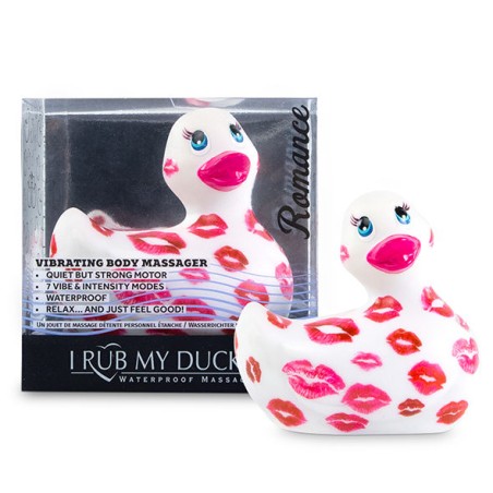 I RUB MY DUCKIE 2.0  PATO VIBRADOR ROMANCE (WHITE  PINK)