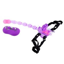 BAILE BUTTERFLY STRAP ON LILA 2