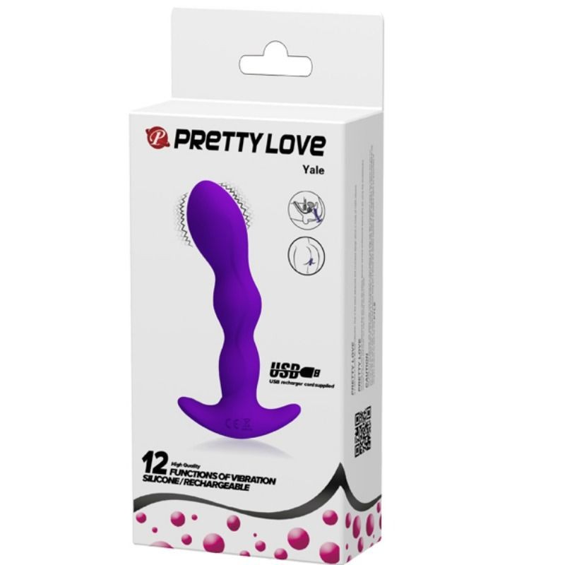 PRETTY LOVE - ANAL MASSAGER 12 LILAC VIBRATION...
