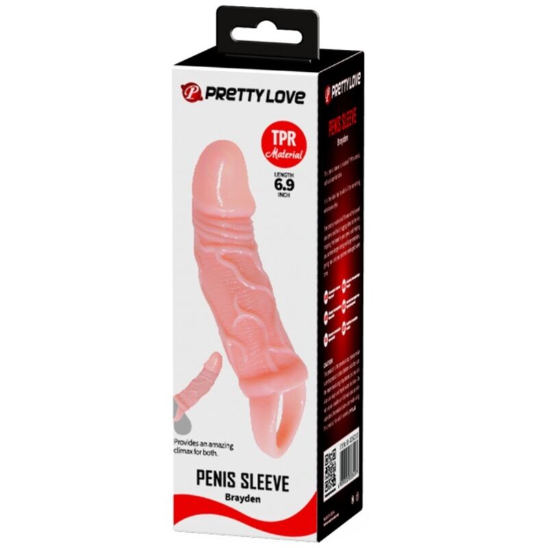 BAILE - PENIS EXTENDER SHEATH WITH STRAP FOR...