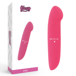 GLOSSY PHIL VIBRADOR ROSA 2
