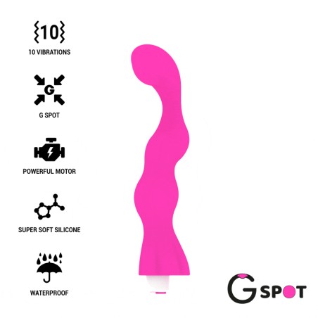 G-SPOT- GEORGE VIBRADOR PUNTO G ROSA CHICLE