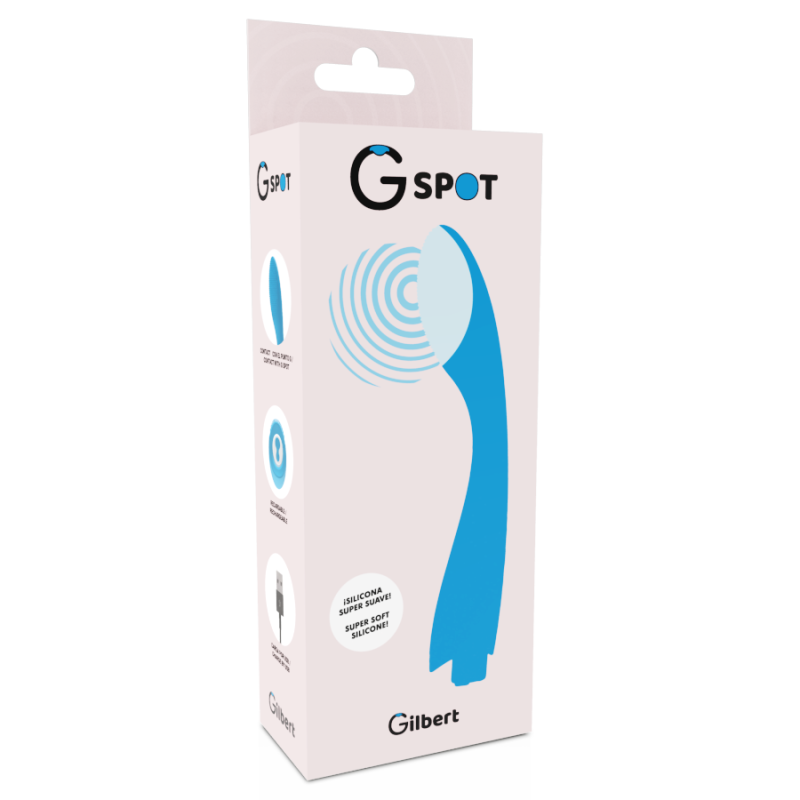 G-SPOT- GYLBERT VIBRADOR AZUL TURQUESA