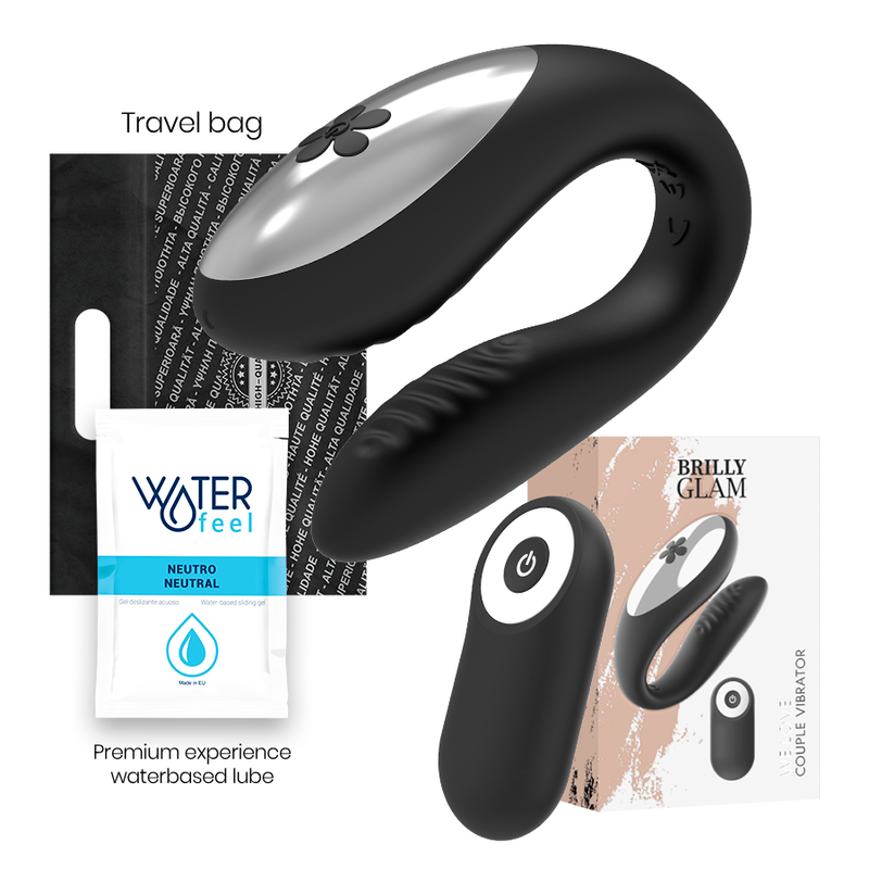 BRILLY GLAM  - WE LOVE VIBRADOR PARA PAREJAS...