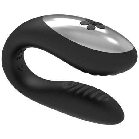 BRILLY GLAM  - WE LOVE VIBRADOR PARA PAREJAS CONTROL REMOTO NEGRO