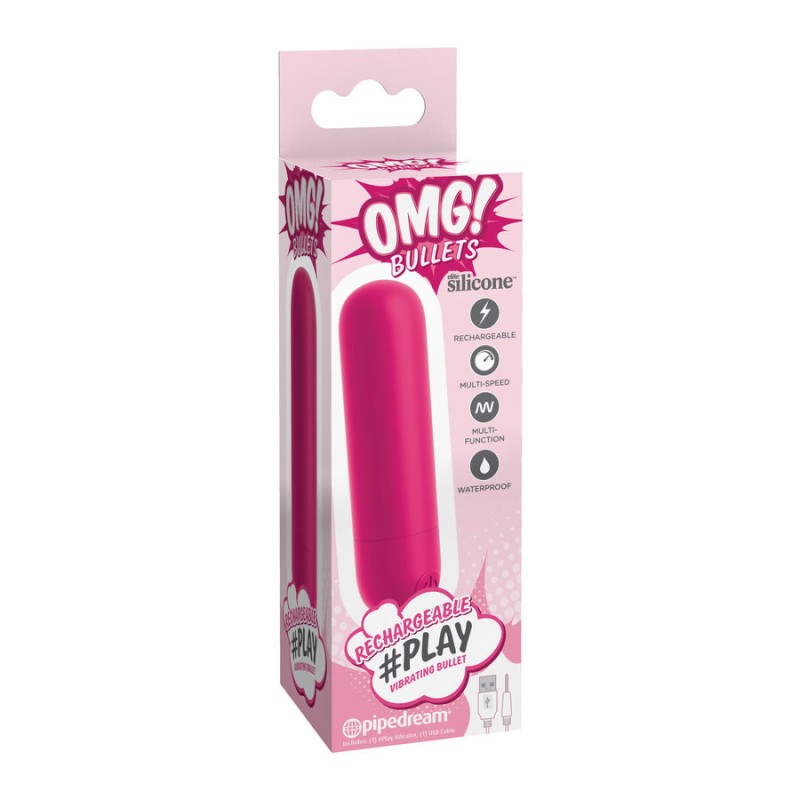 OMG PLAY BALA VIBRADORA ROSA