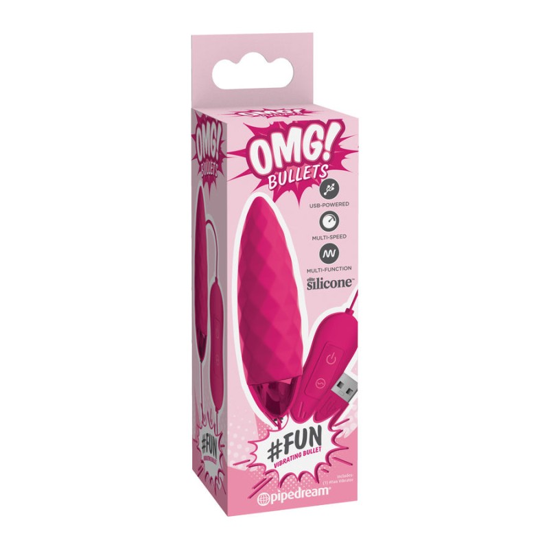 OMG FUN BALA VIBRADORA ROSA LUXE