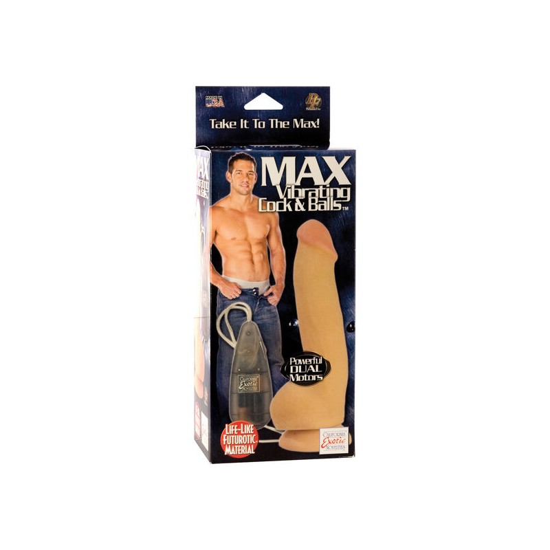 CALEXOTICS - MAX VIBRATING COCK AND BALLS