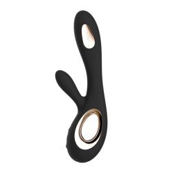 LELO - SORAYA WAVE VIBRATOR RABBIT BLACK 2