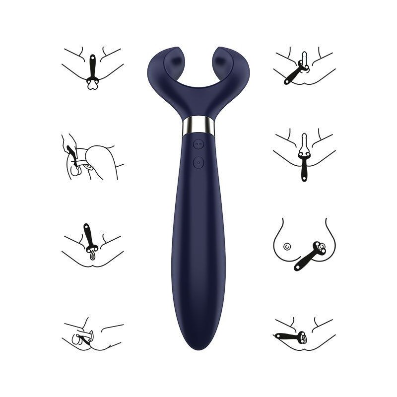 SATISFYER - ENDLESS FUN MULTI VIBRADOR 3 AZUL