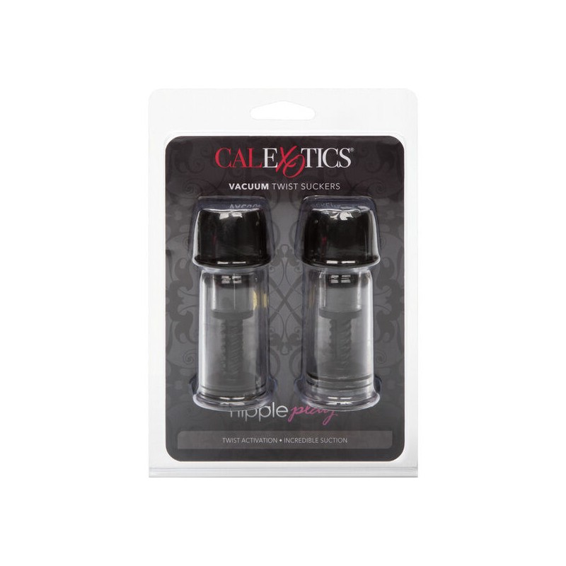 CALEX VACCUM TWIST SUCCIONADORES PEZONES NEGRO