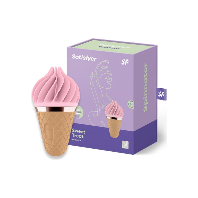 SATISFYER SWEET TREAT SPINNATOR NEGRO
