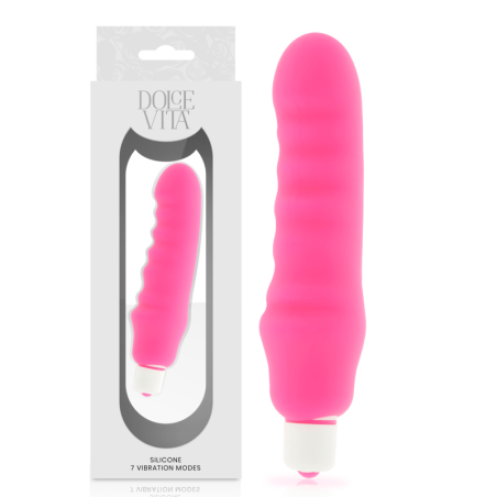 DOLCE VITA - GENIUS VIBRADOR SILICONA ROSA
