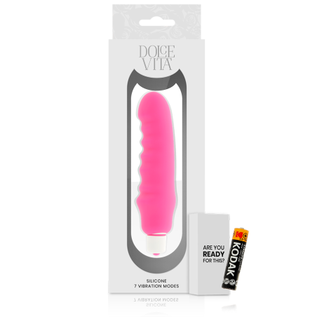 DOLCE VITA - GENIUS VIBRADOR SILICONA ROSA