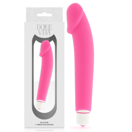 DOLCE VITA - REALISTIC VIBRADOR SILICONA ROSA