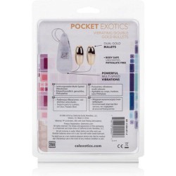 CALEX  BALAS VIBRADORAS DORADAS DUO GOLD 2