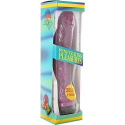 SEVEN CREATIONS - JELLY VIBRATOR LAVENDER 21.5 CM 2