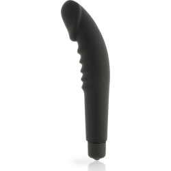 DOLCE VITA - REALISTIC  PLEASURE VIBRADOR SILICONA NEGRO 2