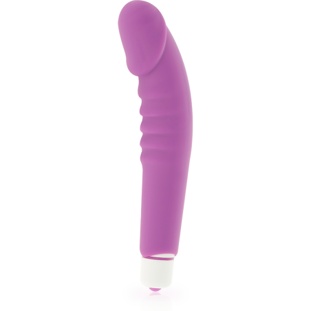 DOLCE VITA - REALISTIC  PLEASURE VIBRADOR SILICONA LILA