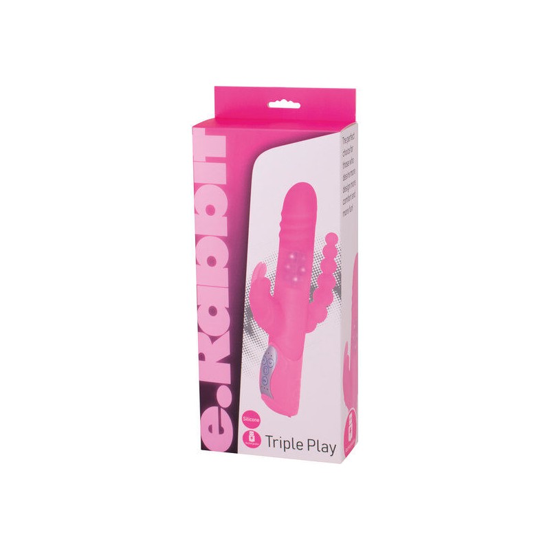 SEVEN CREATIONS - E RABBIT TRIPLE PLAY VIBRADOR...