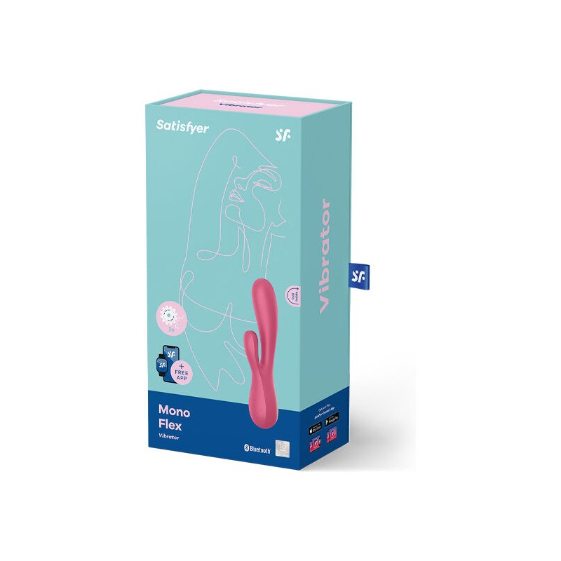 SATISFYER MONO FLEX ROSA CON APP