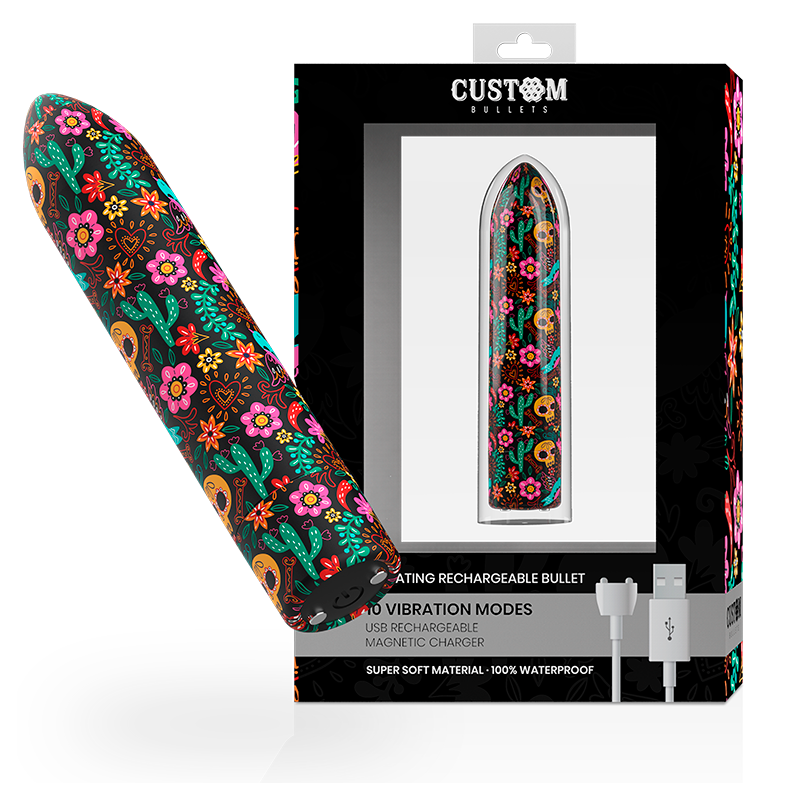 CUSTOM BULLETS BALA RECARGABLE SKULL 10...