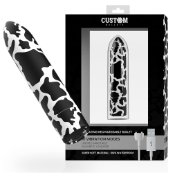 CUSTOM BULLETS BALA RECARGABLE COW 10 INTENSIDADES 2