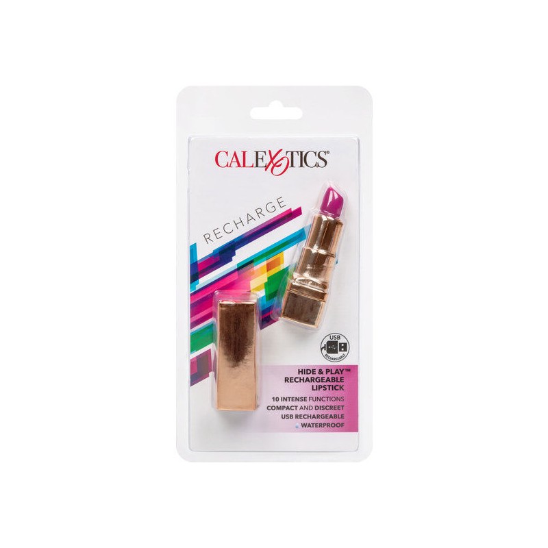 CALEX BALA PINTALABIOS RECARGABLE HIDE  PLAY LILA