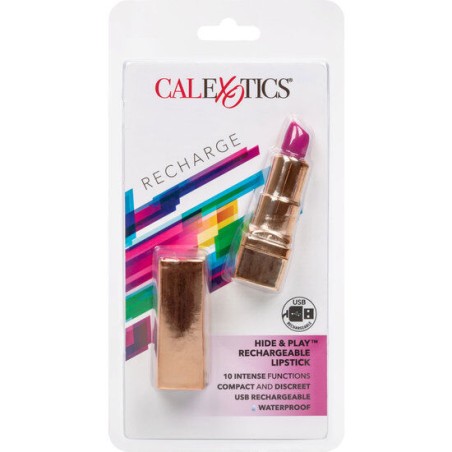 CALEX BALA PINTALABIOS RECARGABLE HIDE  PLAY LILA