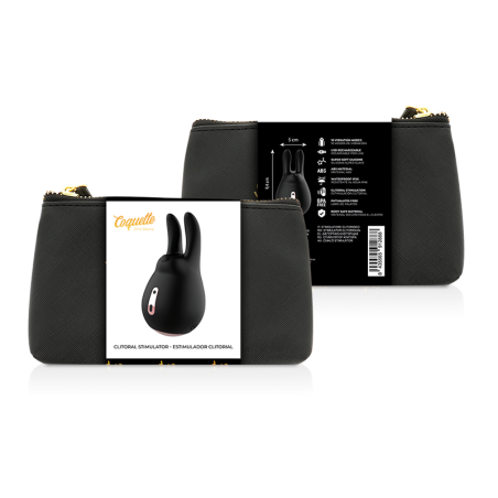 COQUETTE CHIC DESIRE - ESTIMULADOR CLÍTORIS NEGRO / GOLD CONEJO