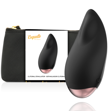 COQUETTE CHIC DESIRE - ESTIMULADOR CLÍTORIS NEGRO / GOLD GOTA