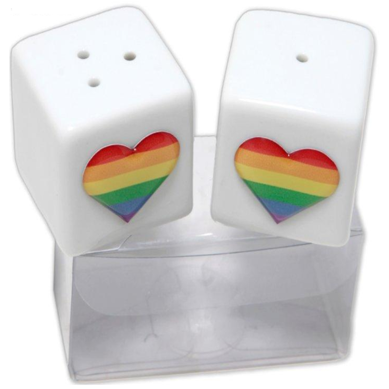 PRIDE - SALERO Y PIMIENTA CERAMICA CON COZARON...