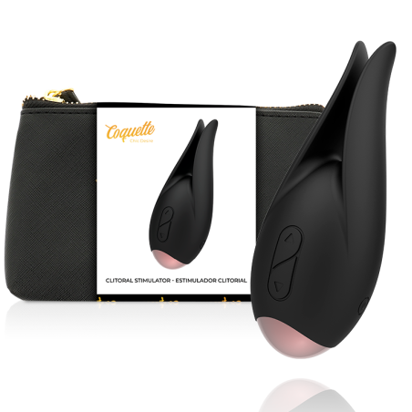 COQUETTE CHIC DESIRE - ESTIMULADOR CLÍTORIS NEGRO / GOLD FLOR
