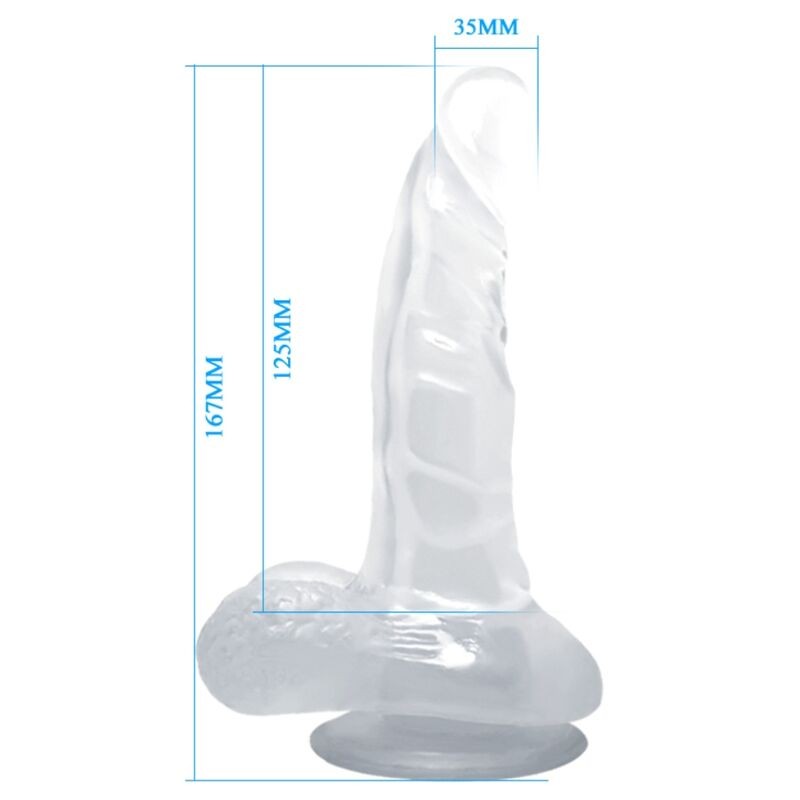 BAILE - REALISTIC DILDO WITH SUCTION CUP AND...