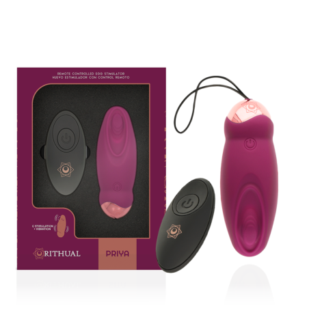 RITHUAL- PRIYA HUEVO CONTROL REMOTO G-SPOT + VIBRACIÓN