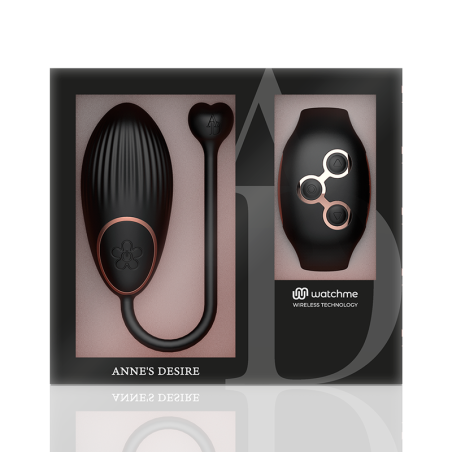 ANNE'S DESIRE - HUEVO CONTROL REMOTO TECNOLOGÍA WATCHME NEGRO/GOLD