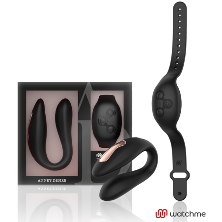 ANNE'S DESIRE - DUAL PLEASURE TECNOLOGÍA WATCHME NEGRO