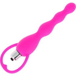 OHMAMA ESTIMULADOR ANAL CON VIBRACION - FUCSIA