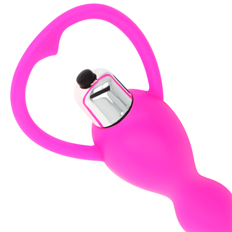 OHMAMA ESTIMULADOR ANAL CON VIBRACION - FUCSIA