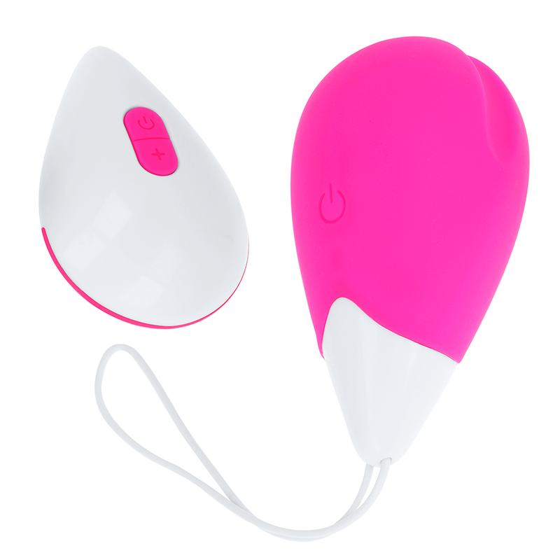 OHMAMA - TEXTURED VIBRATING EGG 10 MODES PINK...
