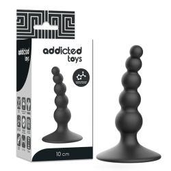 ADDICTED TOYS ANAL SEXUAL PLUG 10CM NEGRO 2