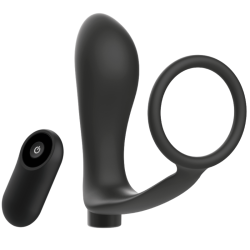 ADDICTED TOYS ANILLA PENE CON PLUG ANAL CONTROL REMOTO...