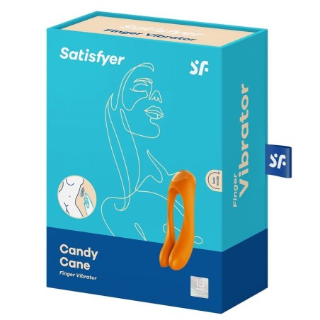 SATISFYER CANDY CANE VIBRADOR DEDO NEGRO