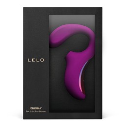 LELO ENIGMA DOBLE ESTIMULACIÓN SUCCION MASAJEADOR DEEP ROSE 2