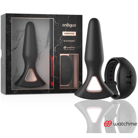 ANBIGUO - WATCHME CONTROL REMOTO VIBRADOR PLUG ANAL ALEXANDRU